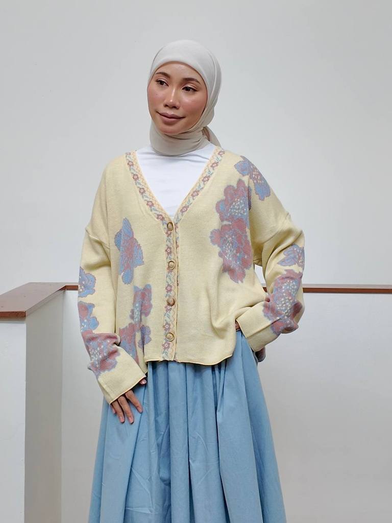 DAINA KARDIGAN PETIKITA KASUAL