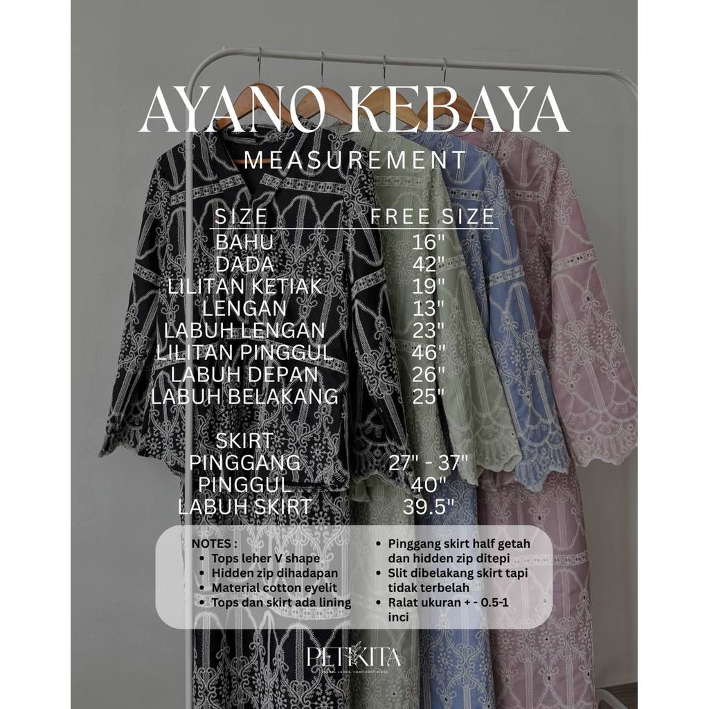 AYANO KEBAYA PETIKITA RAYA 2026