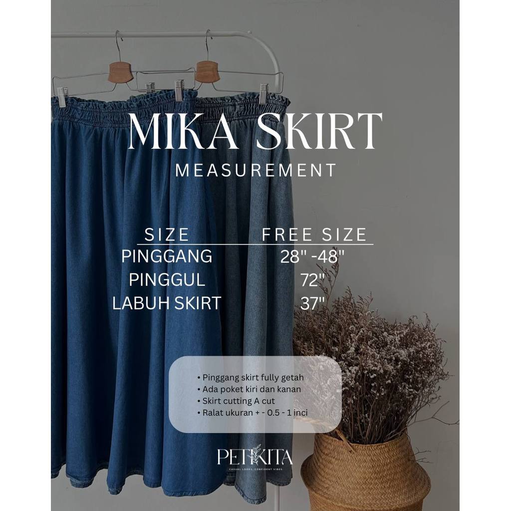 MIKA SKIRT PETIKITA KASUAL