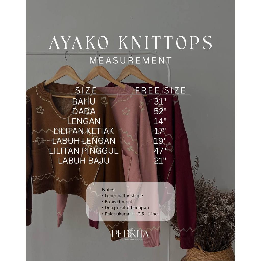 AYAKO TOPS PETIKITA CASUAL