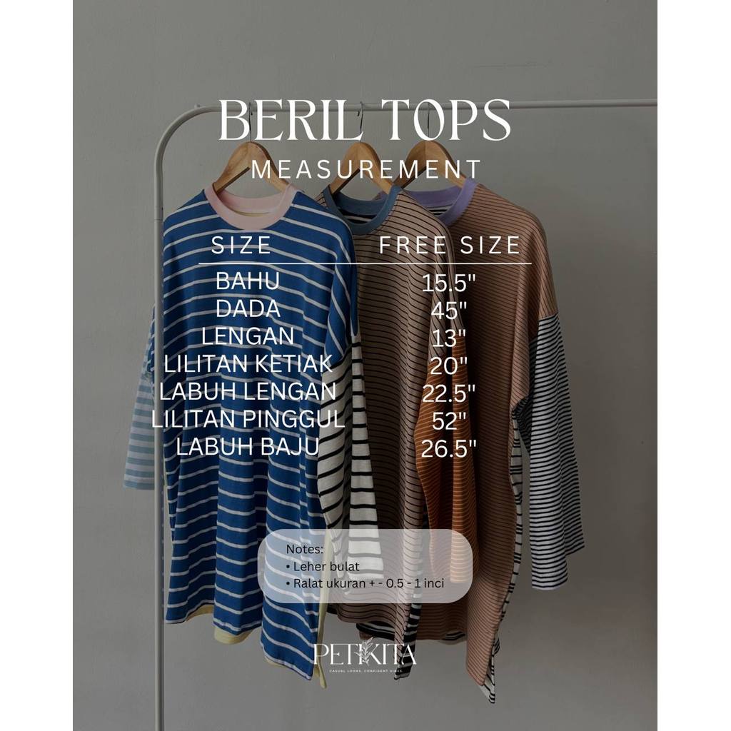 BERIL TOPS PETIKITA KASUAL