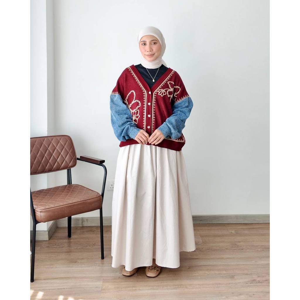 SATOMI KARDIGAN PETIKITA KASUAL