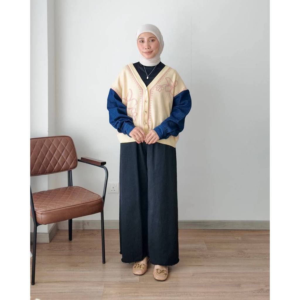 SATOMI KARDIGAN PETIKITA KASUAL