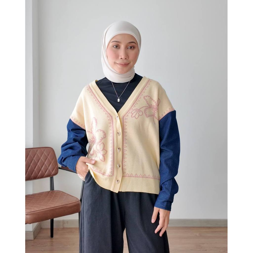 SATOMI KARDIGAN PETIKITA KASUAL
