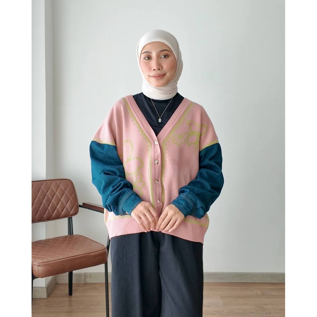SATOMI KARDIGAN PETIKITA KASUAL