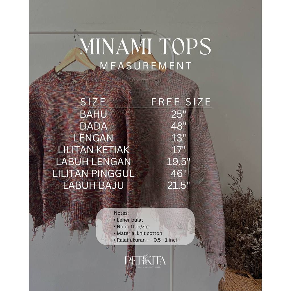 MINAMI TOPS PETIKITA CASUAL