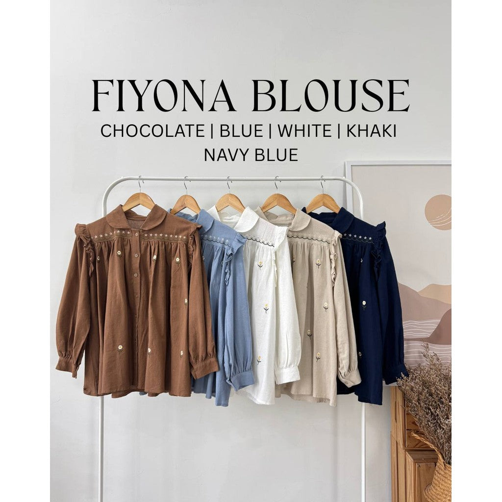 FIYONA BLAUS PETIKITA KASUAL