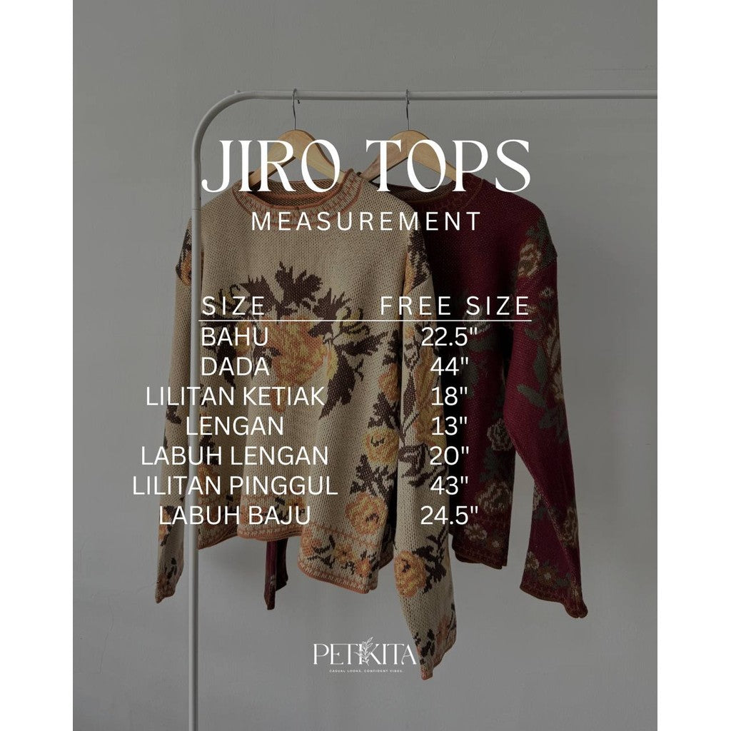 BAJU JIRO PETIKITA KASUAL