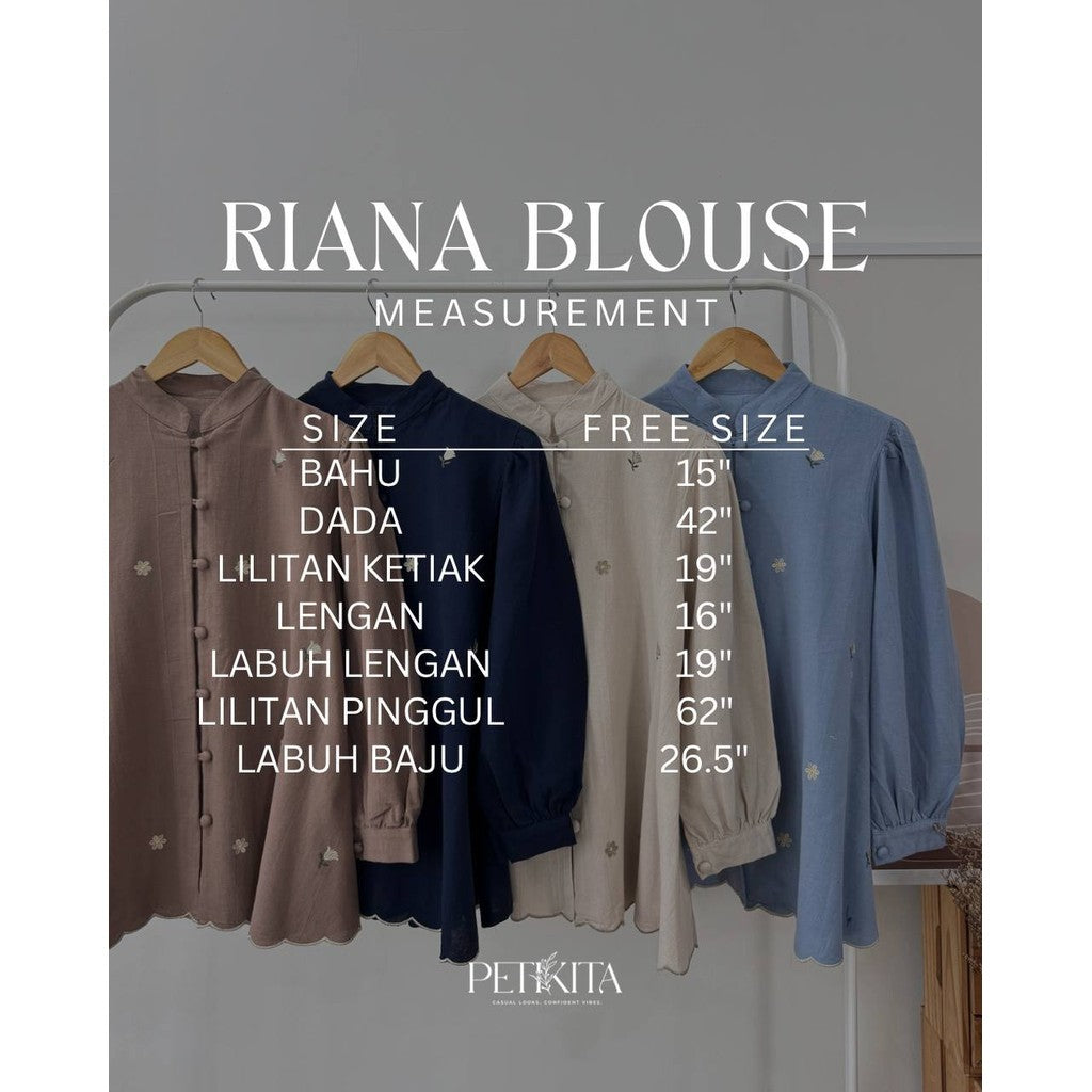 RIANA BLAUS PETIKITA KASUAL