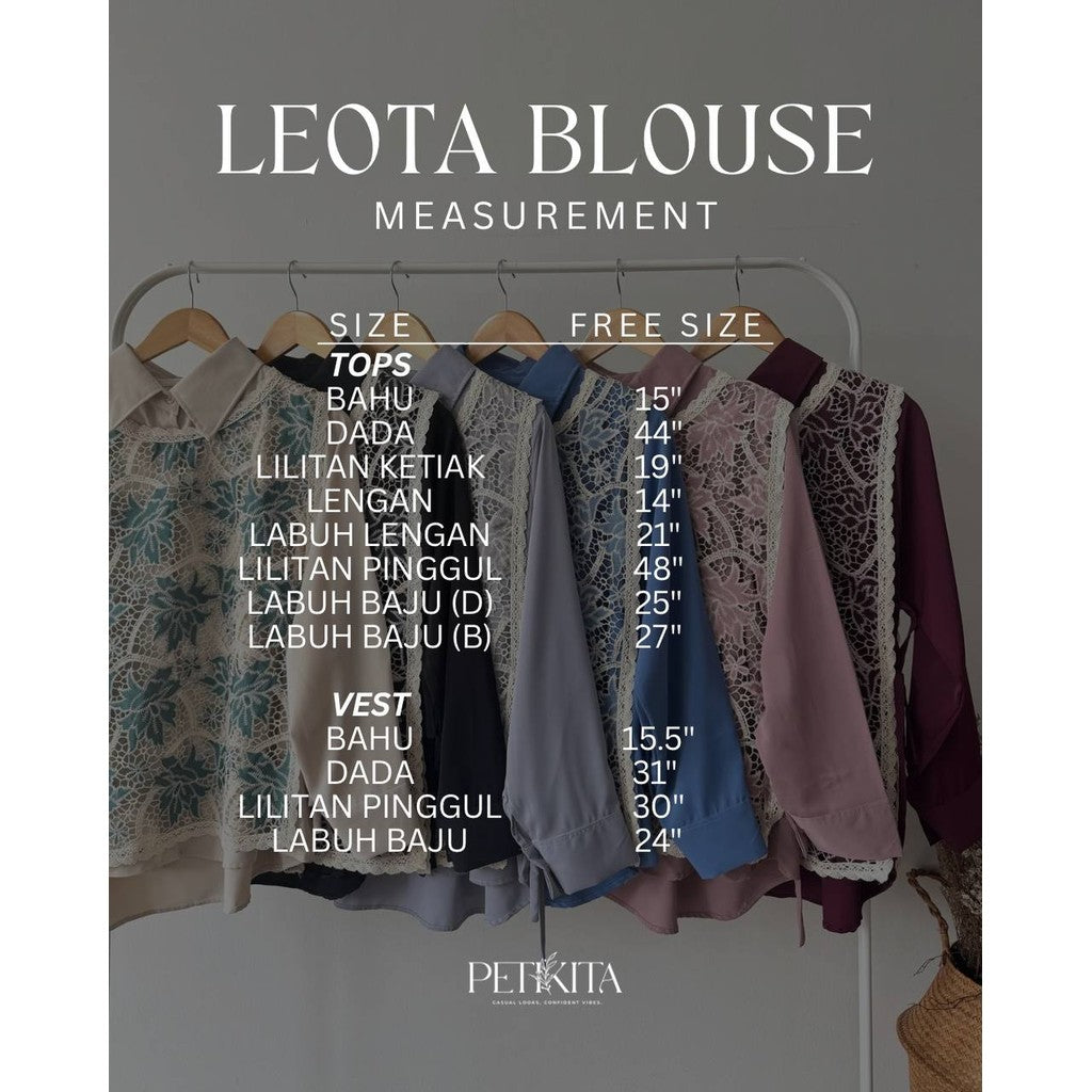 LEOTA BLAUS PETIKITA KASUAL